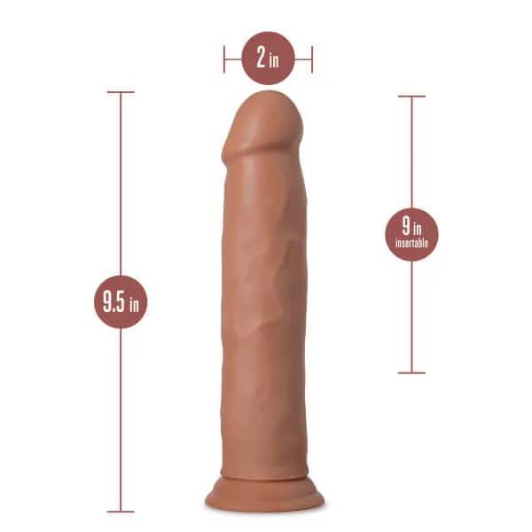 Au Naturel Big Billy 9 inches Dildo Mocha