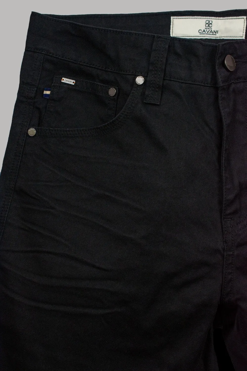 Brad Black Short Denim Jeans