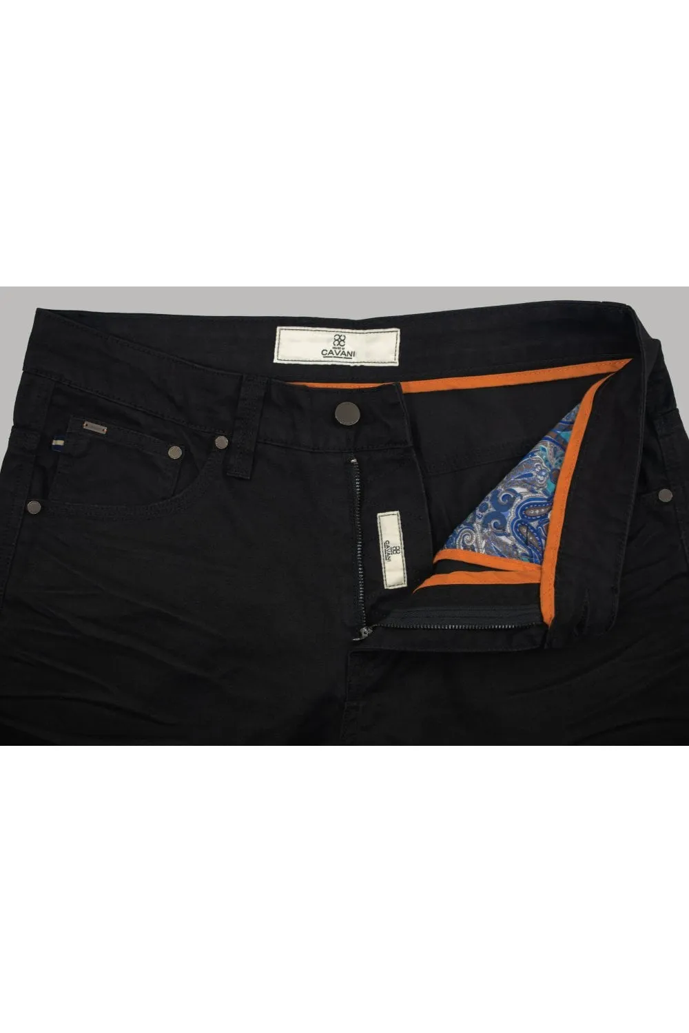 Brad Black Short Denim Jeans