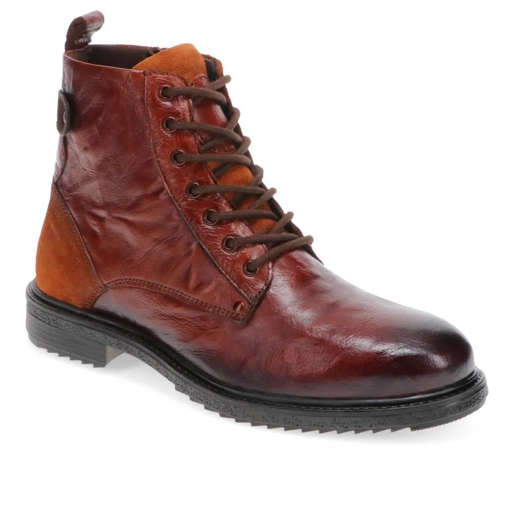 Casual Leather Lace-Up Boots - BELSAKM40014 / 326 232