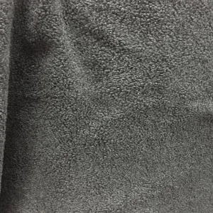 Charcoal Solid Anti Pill Polar Fleece Fabric