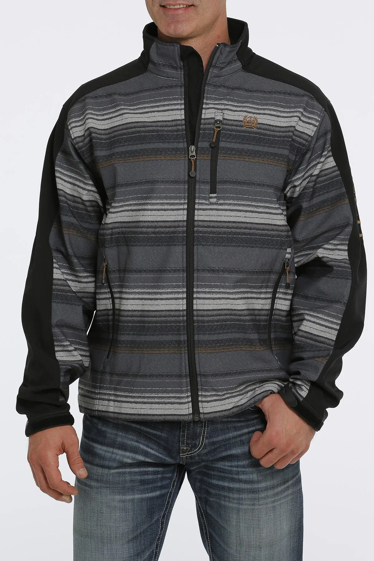 Cinch Men's Blanket Stripe Bonded Jacket