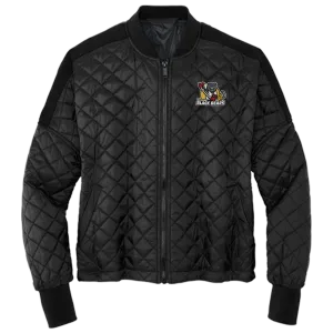 Dupage Black Bears Mercer Mettle Womens Boxy Quilted Jacket