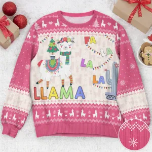 Fa La La La Llma - Personalized Ugly Sweater