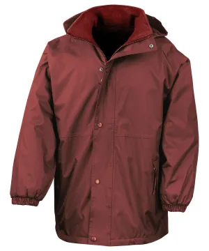 Junior/youth reversible StormDri 4000 jacket | Burgundy/Burgundy