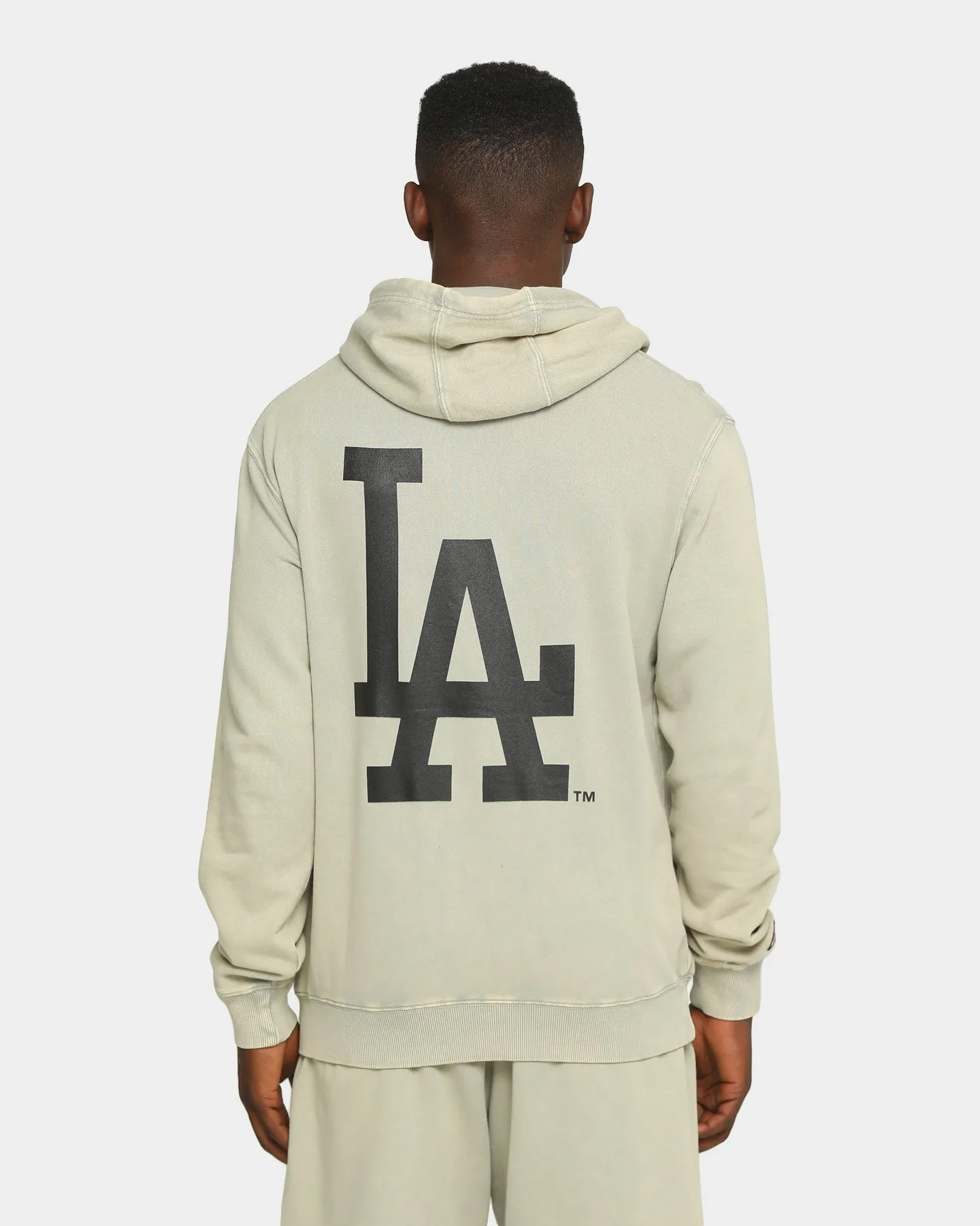 Majestic Athletic Los Angeles Dodgers Duke Washed Hoodie Snow Wash Pale