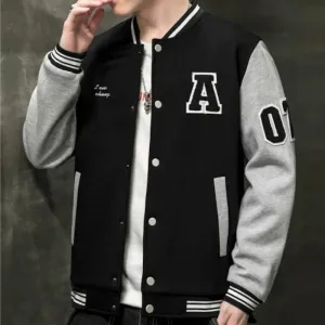 Mens College Baseball Jacket