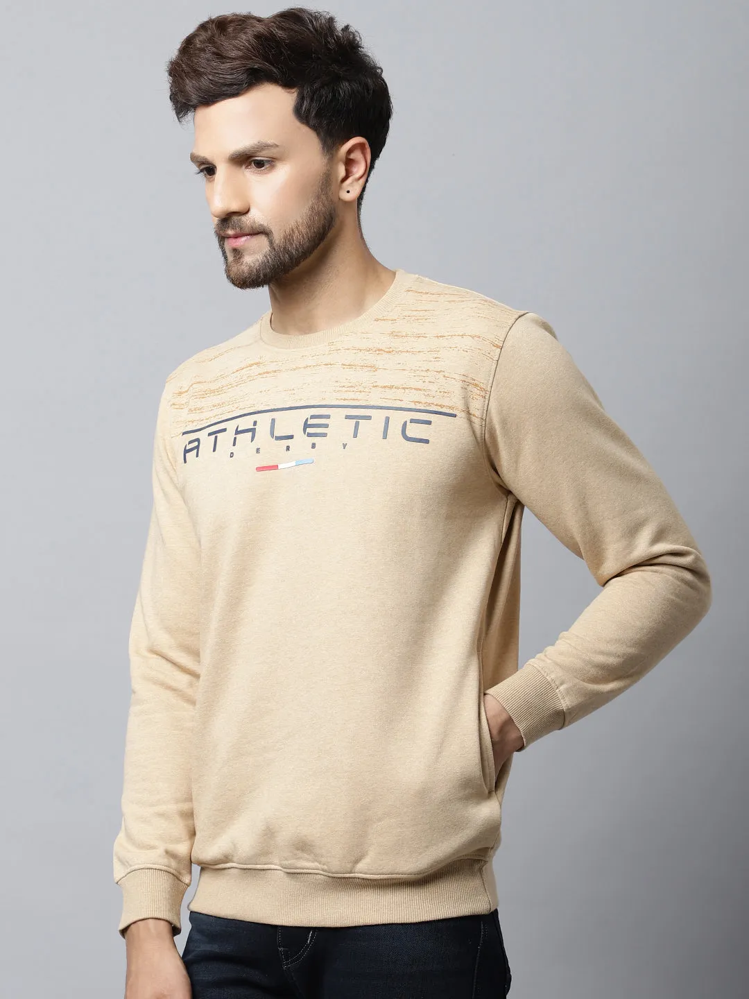 Mens Light Brown Sweatshirt