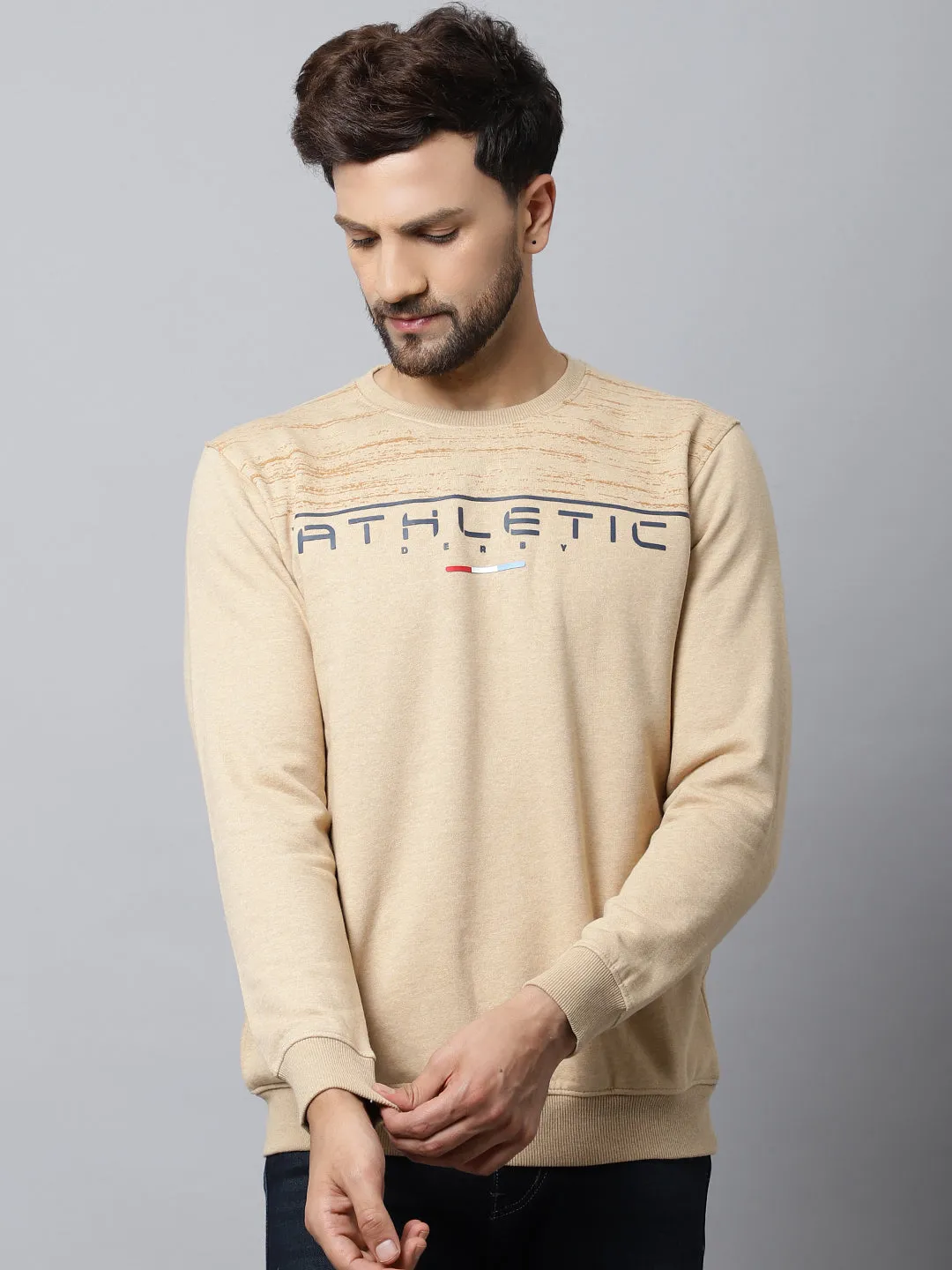 Mens Light Brown Sweatshirt