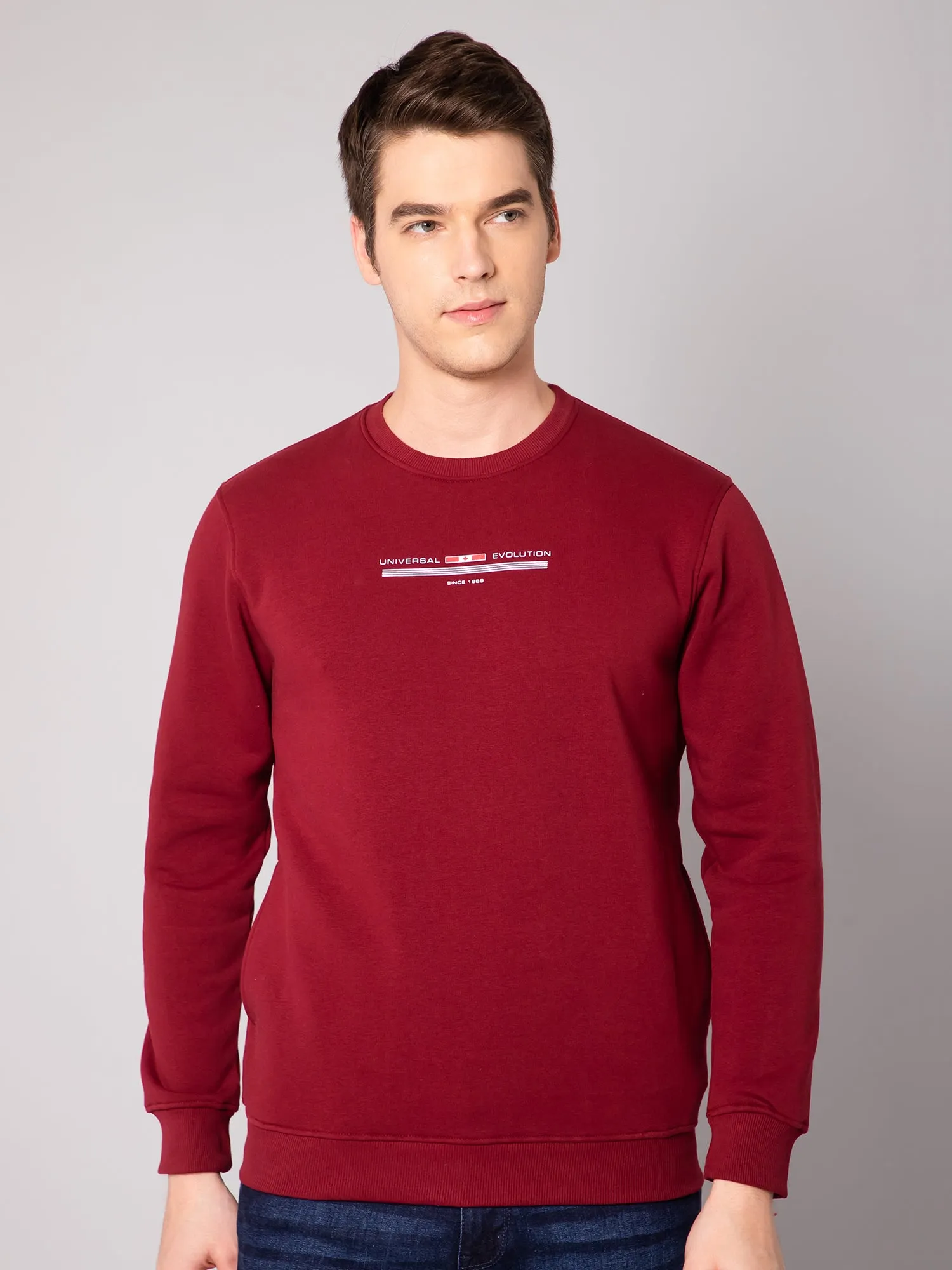 Mens Maroon Sweatshirt