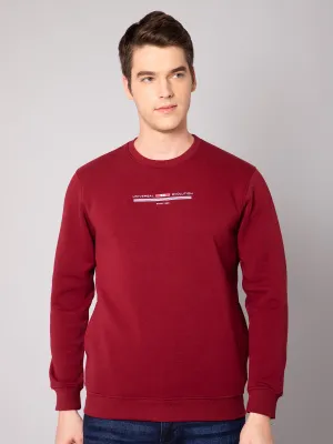 Mens Maroon Sweatshirt