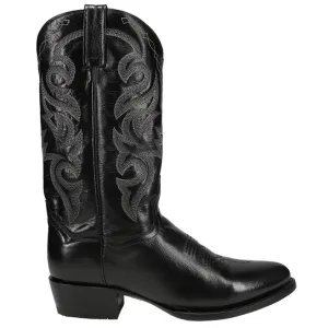 Milwaukee Embroidered Narrow Round Toe Cowboy Boots