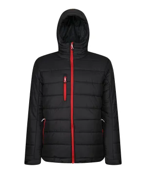 Navigate thermal hooded jacket | Black/Classic Red