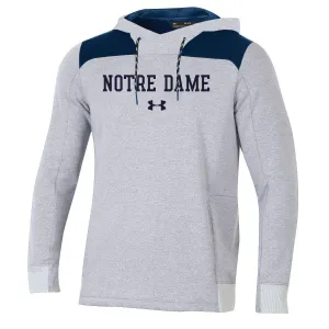 Notre Dame Fighting Irish Under Armour Blue ColdGear Sideline Hoodie Sweatshirt