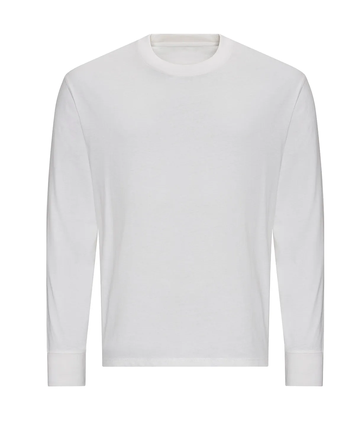 Oversize 100 long sleeve T | White