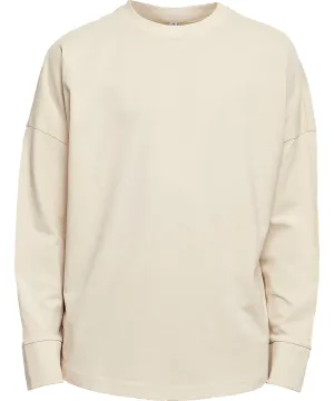 Oversize cut on sleeve long sleeve | Sand