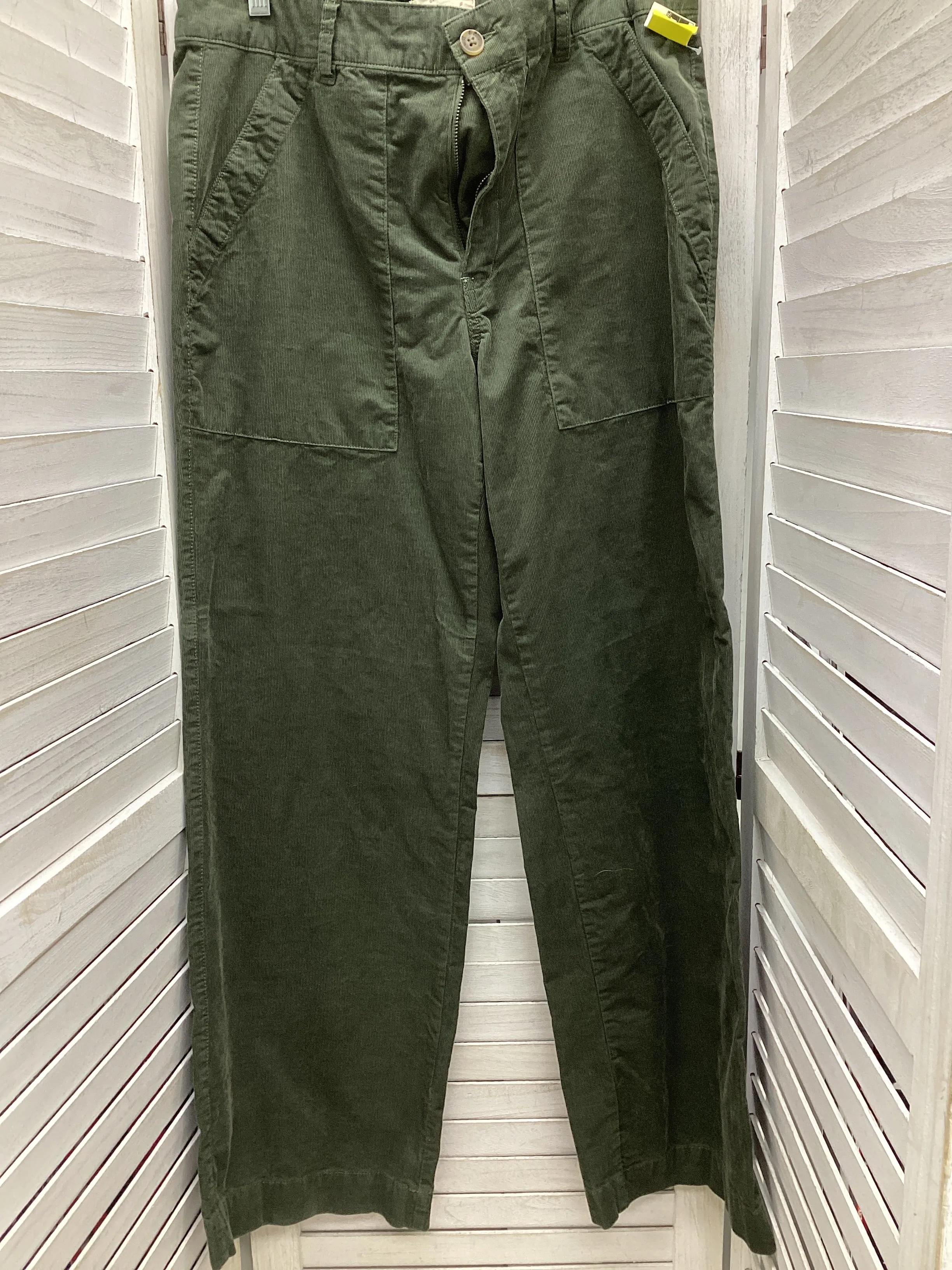 Pants Corduroy By Weatherproof In Green, Size: 6