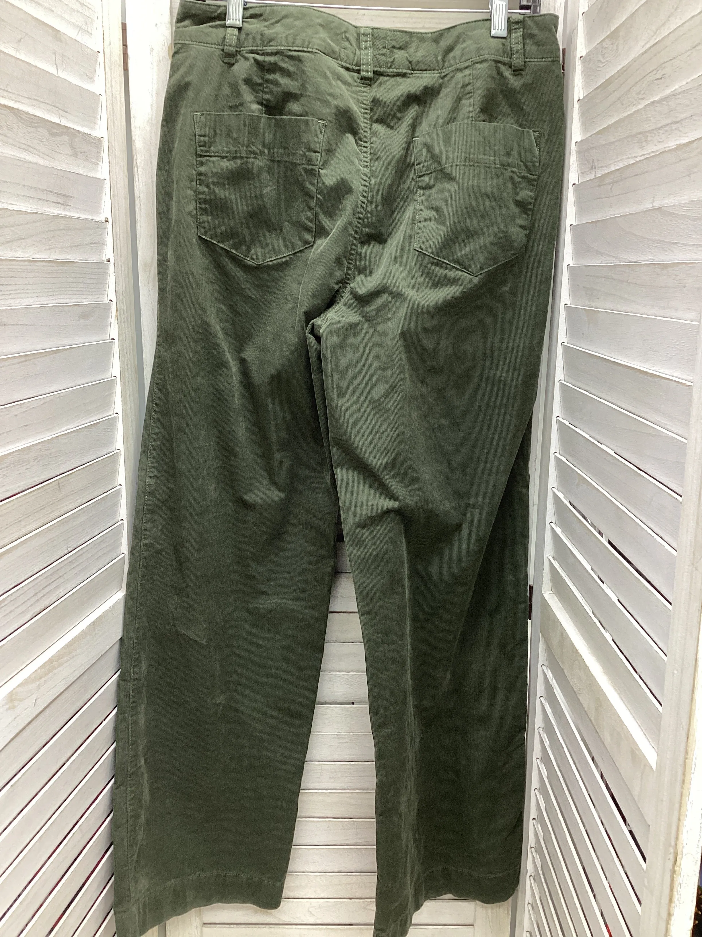 Pants Corduroy By Weatherproof In Green, Size: 6