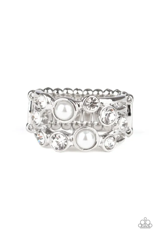 Paparazzi Ring ~ Treasure Treatment - White