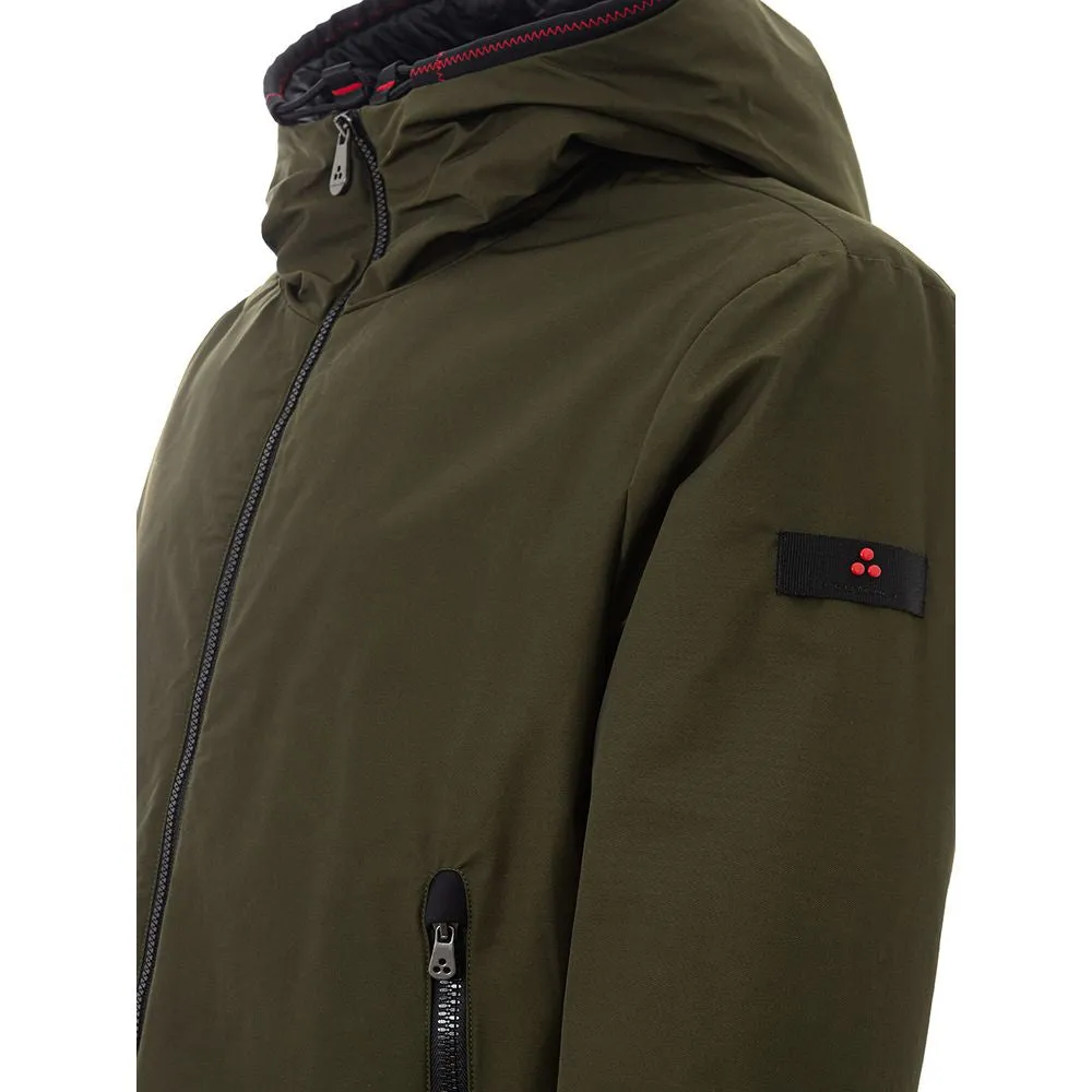 Peuterey Luxe Green Outdoor Enthusiast Jacket