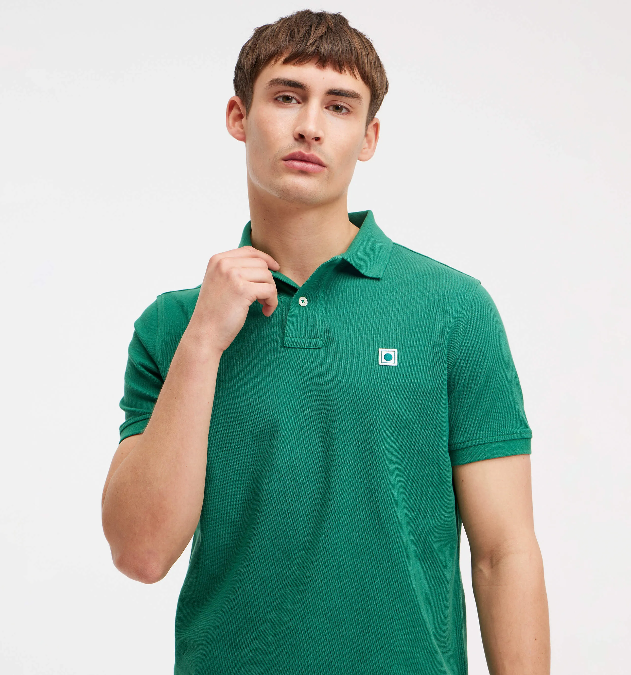 Pique Polo Dark Green