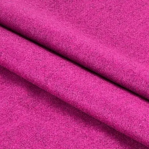 PREORDER: Magenta Heather Sanded Wool Coating | SKU 7682