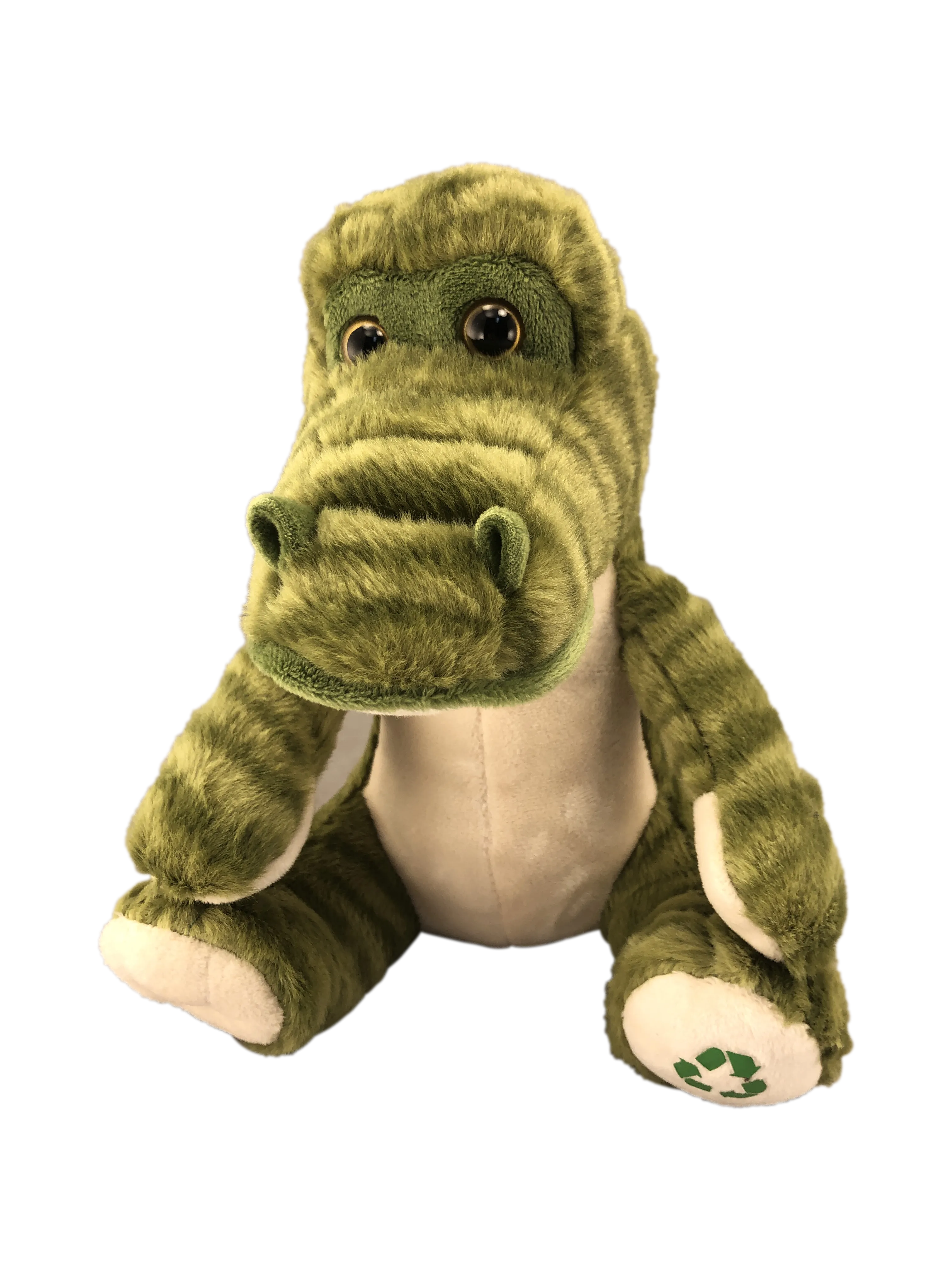 Realistic Sitting Plush Gator