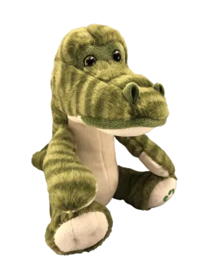 Realistic Sitting Plush Gator