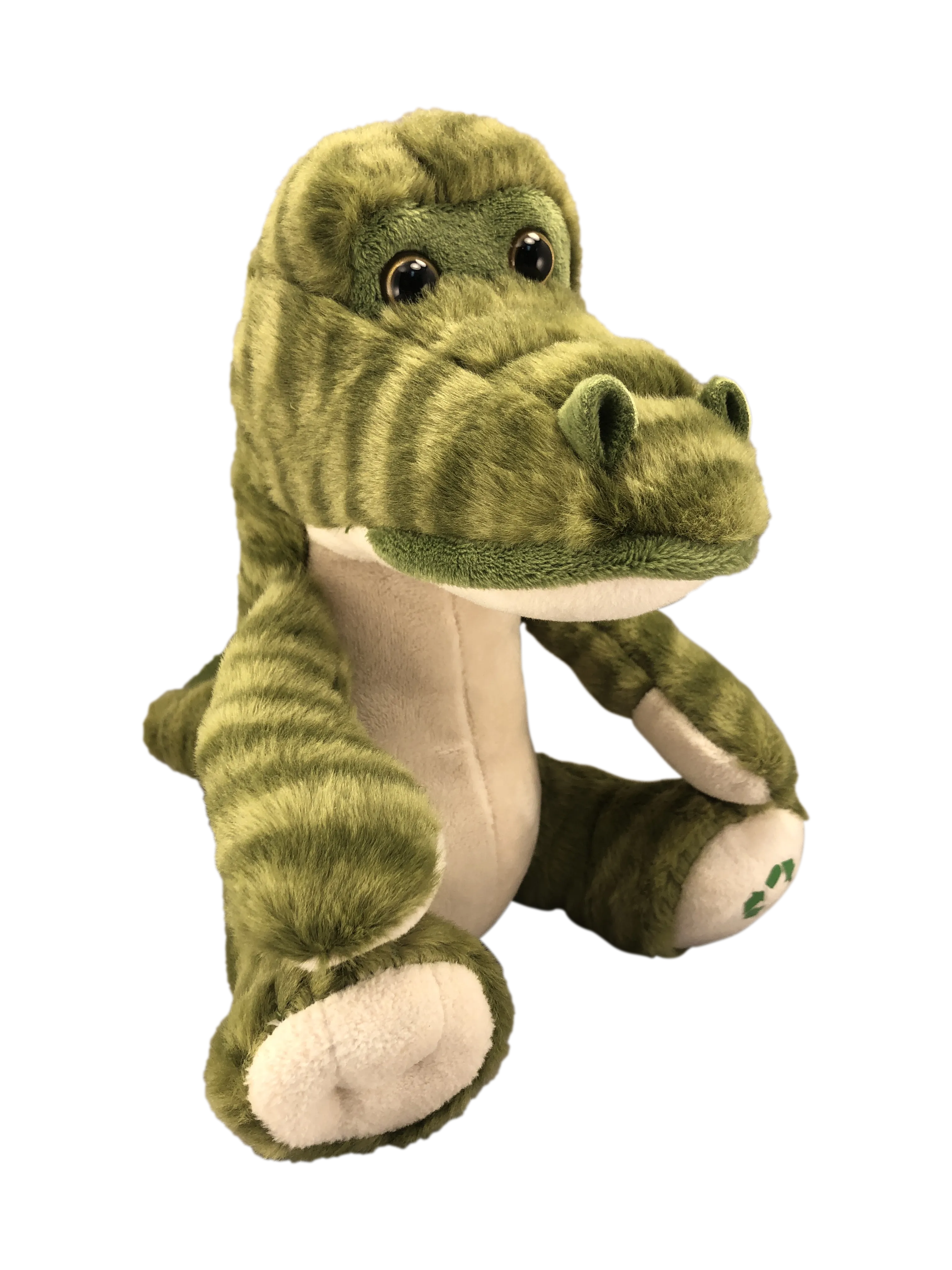 Realistic Sitting Plush Gator