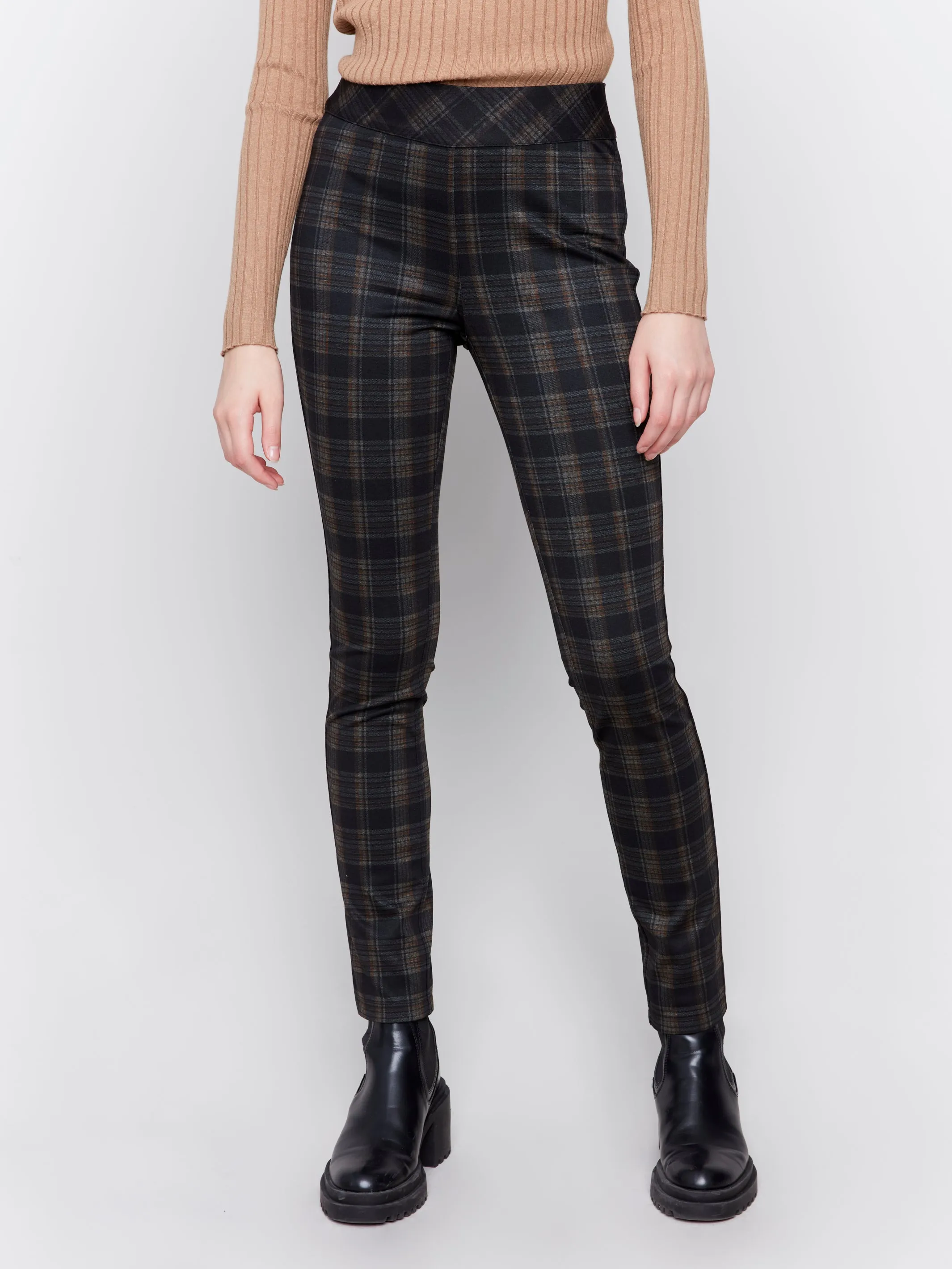 REVERSIBLE PLAID PANT