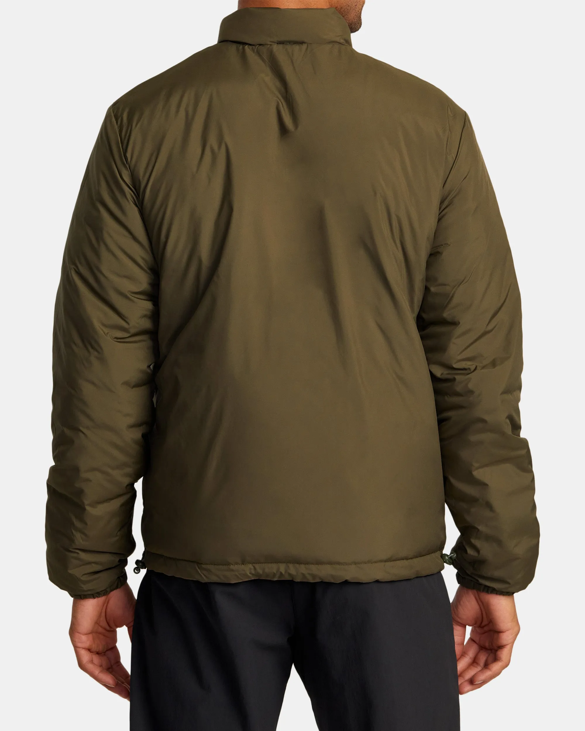 Reversible Puffer Jacket - Olive