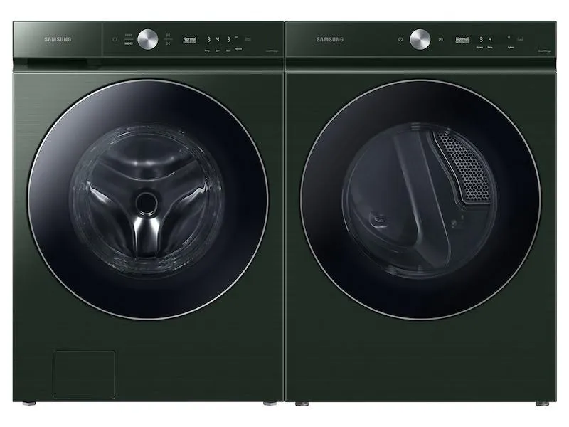 Samsung DVE53BB8900GA3 Bespoke 7.6 cu. ft. Ultra Capacity Electric Dryer with AI Optimal Dry and Super Speed Dry in Forest Green