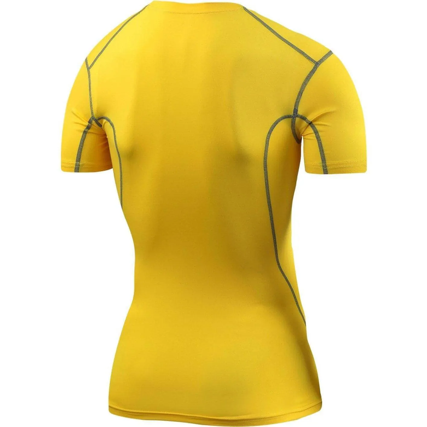 TCA Pro Performance Short Sleeve Thermal Junior Compression Top - Yellow