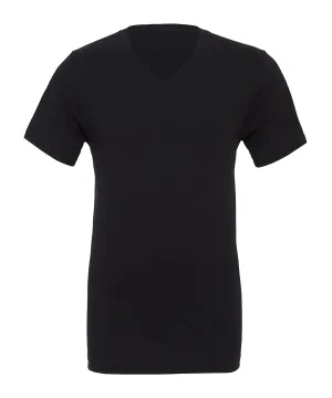 Unisex Jersey v-neck t-shirt | Black