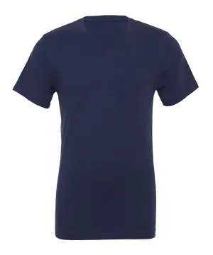 Unisex Jersey v-neck t-shirt | Navy