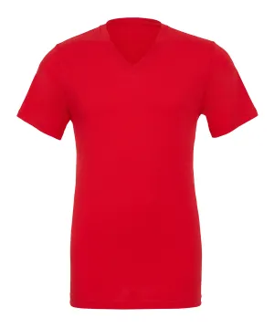 Unisex Jersey v-neck t-shirt | Red