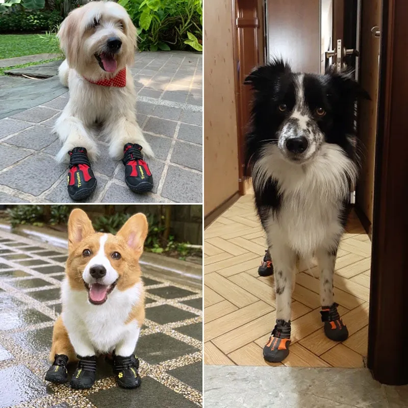 Warm Anti Slip Dog Boots For Snow