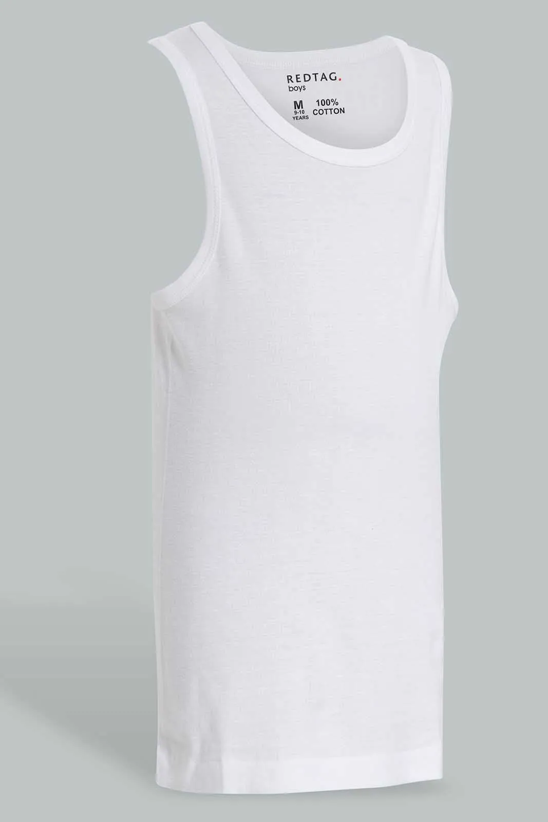 White Sleeveless Vests (2-Pack)