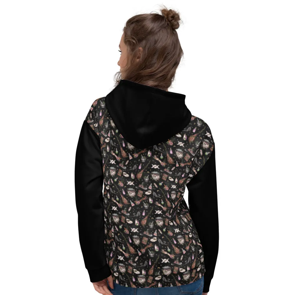 Woodland Witch Unisex All-Over Print Hoodie